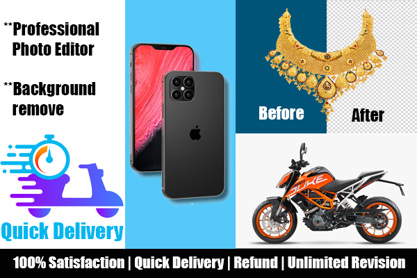 I will remove background of any type of Image 