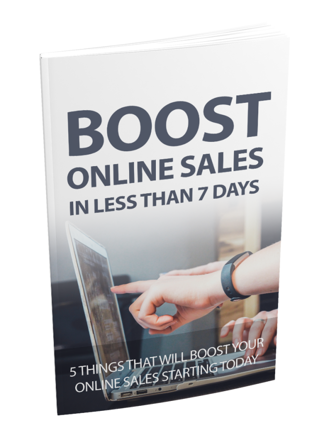 Boost online sales in less than 7 days in highly