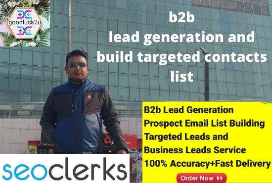 b2b lead generation and build targeted contacts list