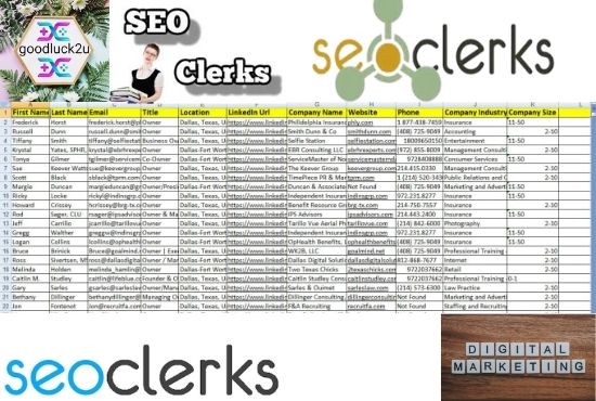 b2b lead generation and build targeted contacts list