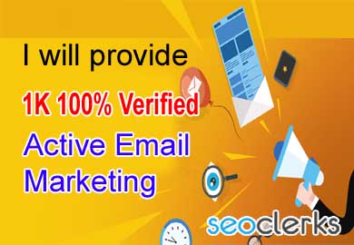 I will provide USA based 1K email list