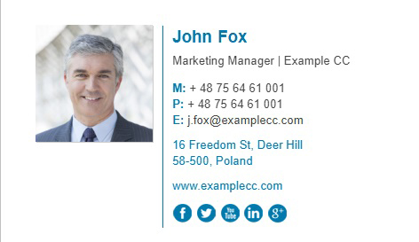 I will design clickable email signature with HTML