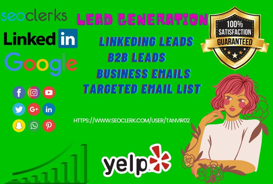 I will provide,business emails, targeted email generate