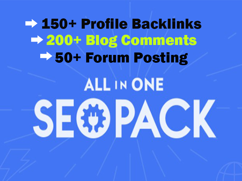Manually, Forum, Profile, Best SEO Package at 10 days
