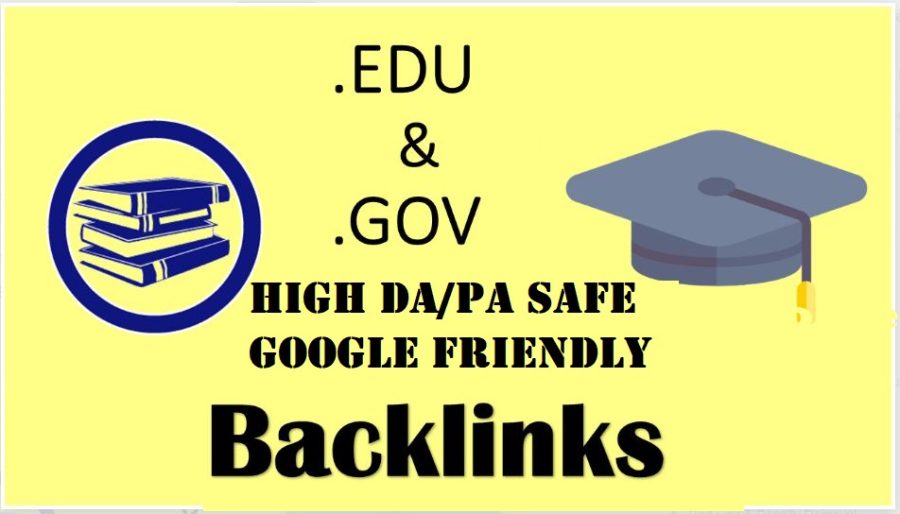 50 Pr9 with 10 Edu/Gov high DA/PA safe google friendly seo backlinks for $11