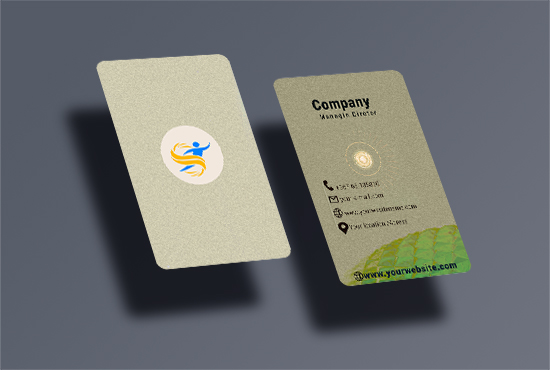 I will design business cards with stationery