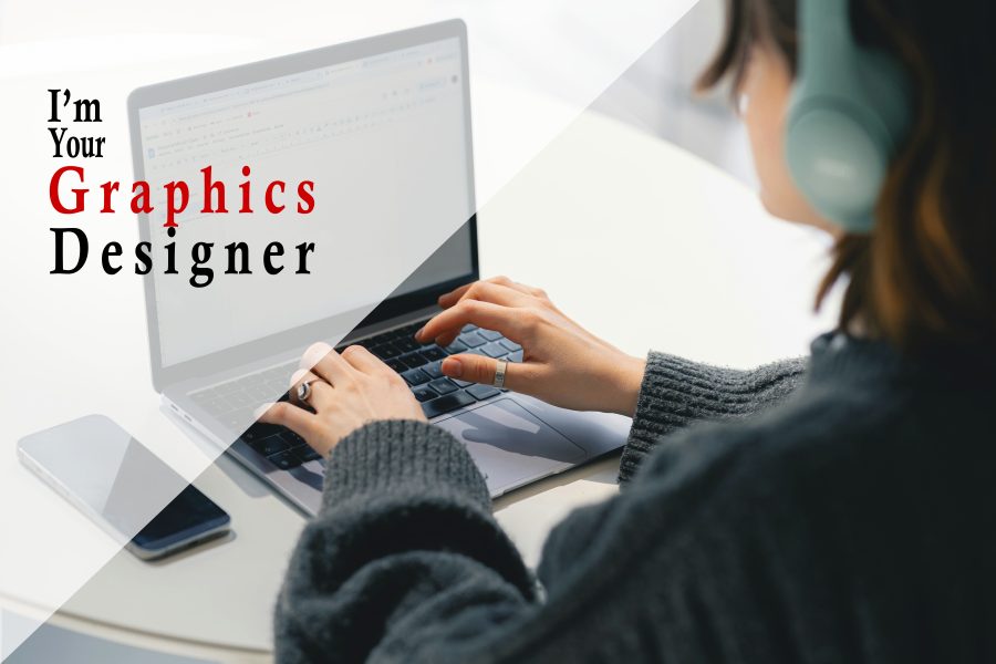 I will be your graphics designer 