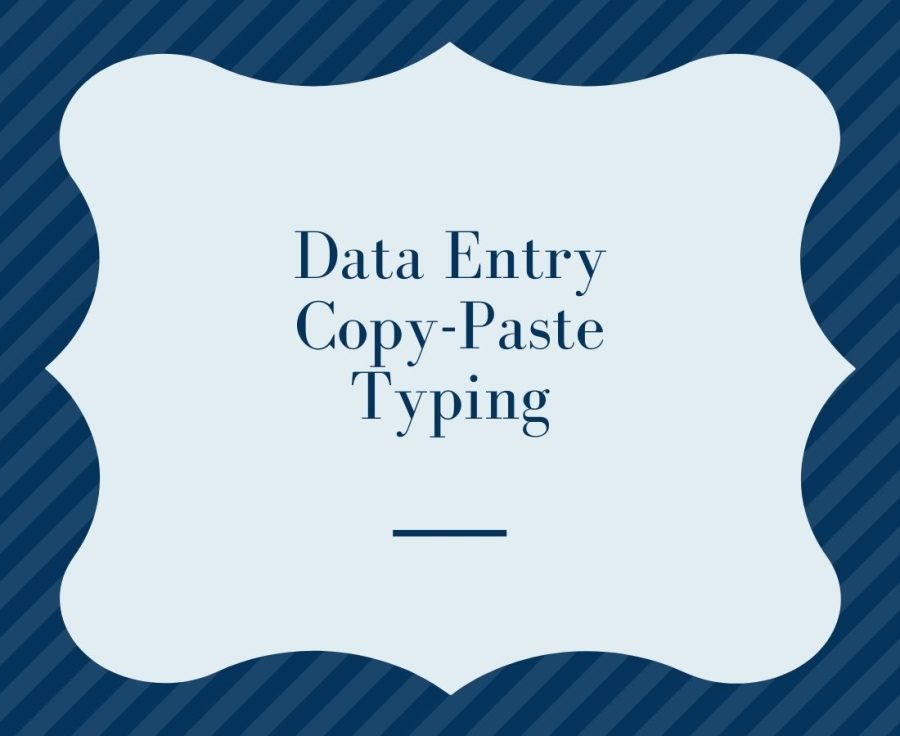 Data Entry, Copy Paste, Typing, MS Excel, MS Word, Text Document, Google sheet Etc. in 24 hours.