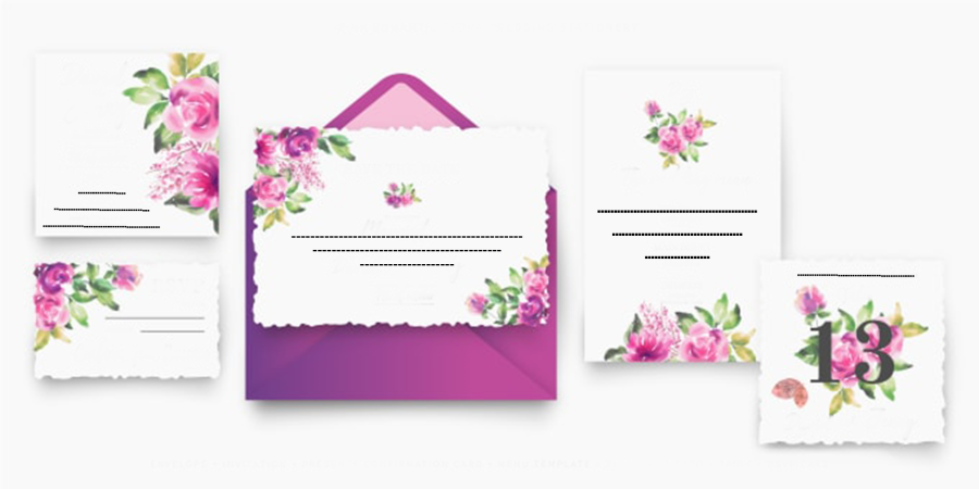 I will design a wedding or invitation card for any event
