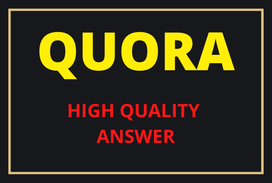 Get targeted traffic with 20 High Quality Quora Answers