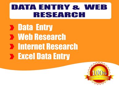 I will do data gathering, web research, web analysis and data extraction