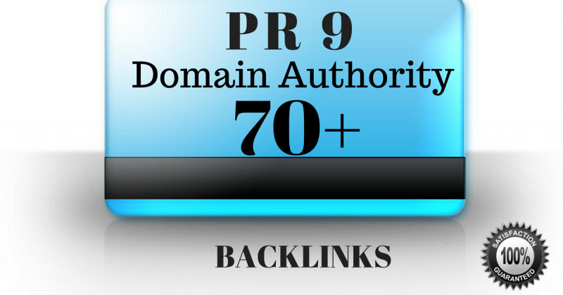 Get PR9 - Domain Authority 70+