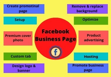  I will setup & optimize facebook business page,attractive cover photo,remove & replace background