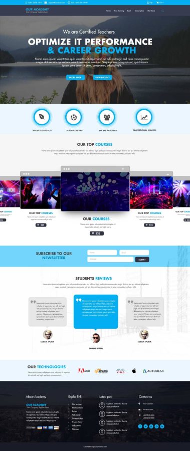 Design A SEO Optimize Professional And Responsive WordPress Website