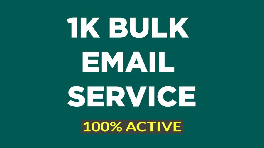 I will give you 1K targeted active email for business promotion in 24 hours