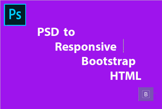 convert psd to responsive html latest bootstrap 