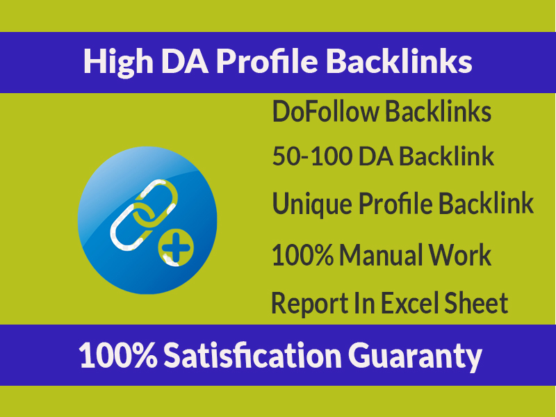 will provide 50 seo profile backlinks