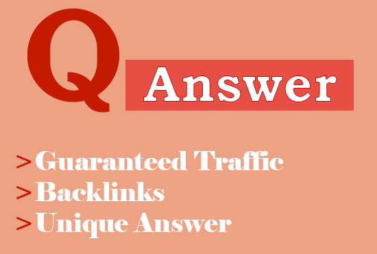 I Provide 15 High Quality Quora Answer with Backlinks