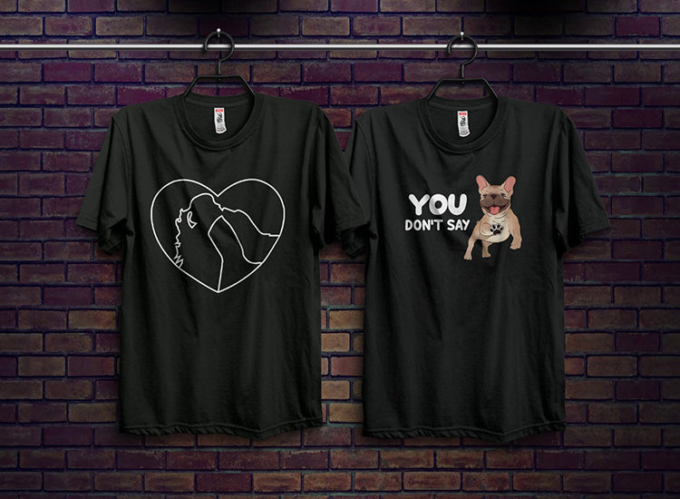 I will create dog Tshirt design for you.