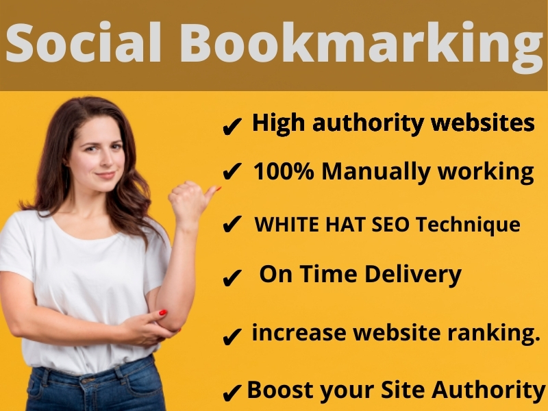 I Will Create Manually 60 Social Bookmarking Backlinks For increase your website rank