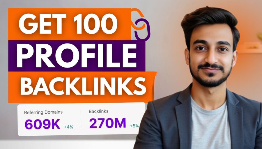 Build 100 Premium Profile Backlinks for Google Ranking