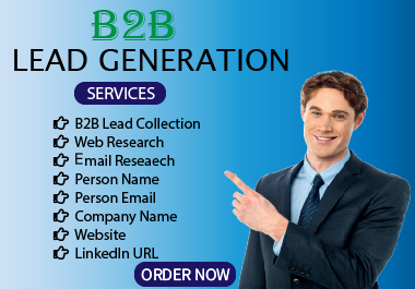 I will collect targeted B2B,B2C & LinkedIn Lead Generation 