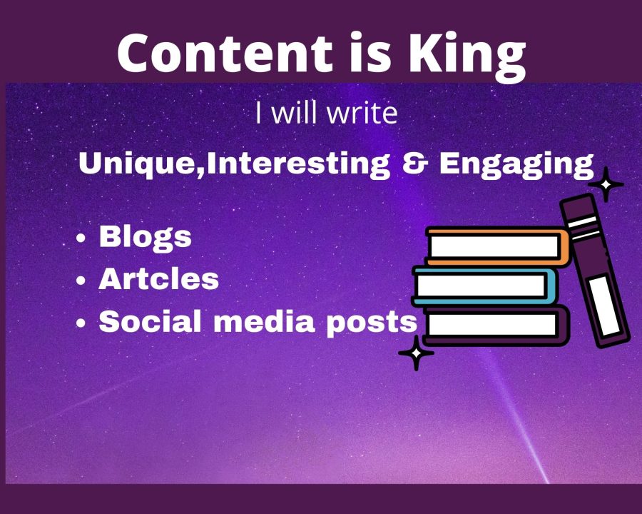will write amazing content,blogs,articles and content for social media