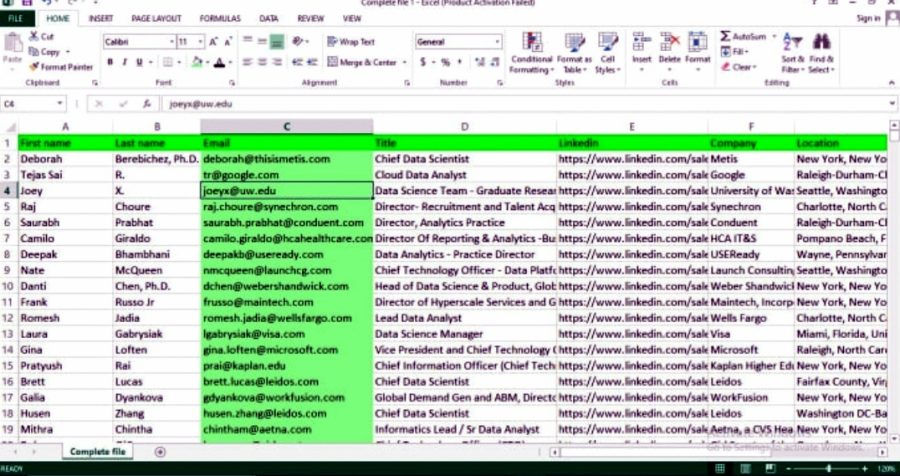 I will do professional data entry and lead generation