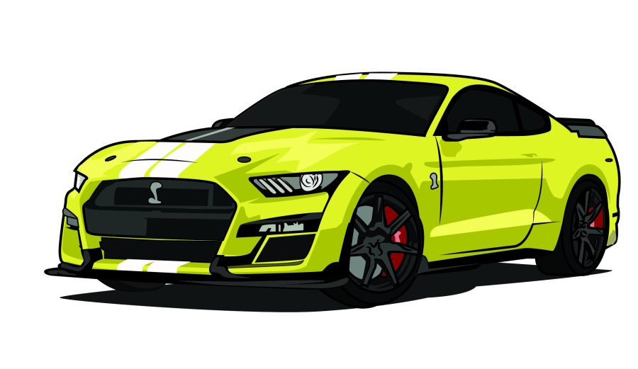 I will draw vibrant truck and car illustration