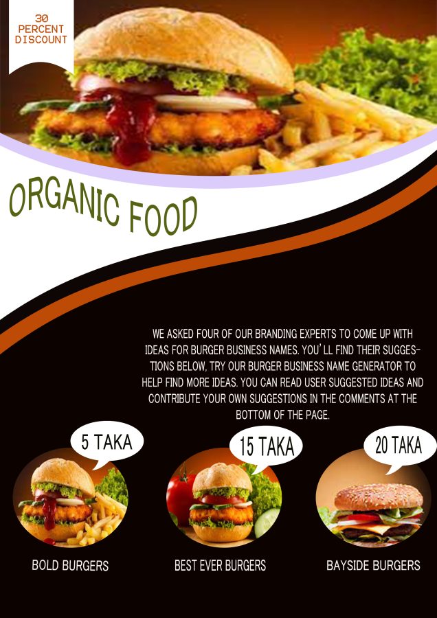 I will design a flyer for you.