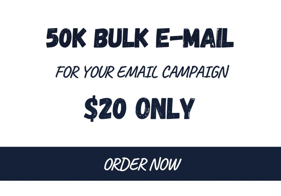 I Will Collect 50K Valid Bulk Email List For Any Niche