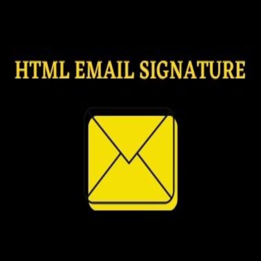 i will create a professional email signature for you in html