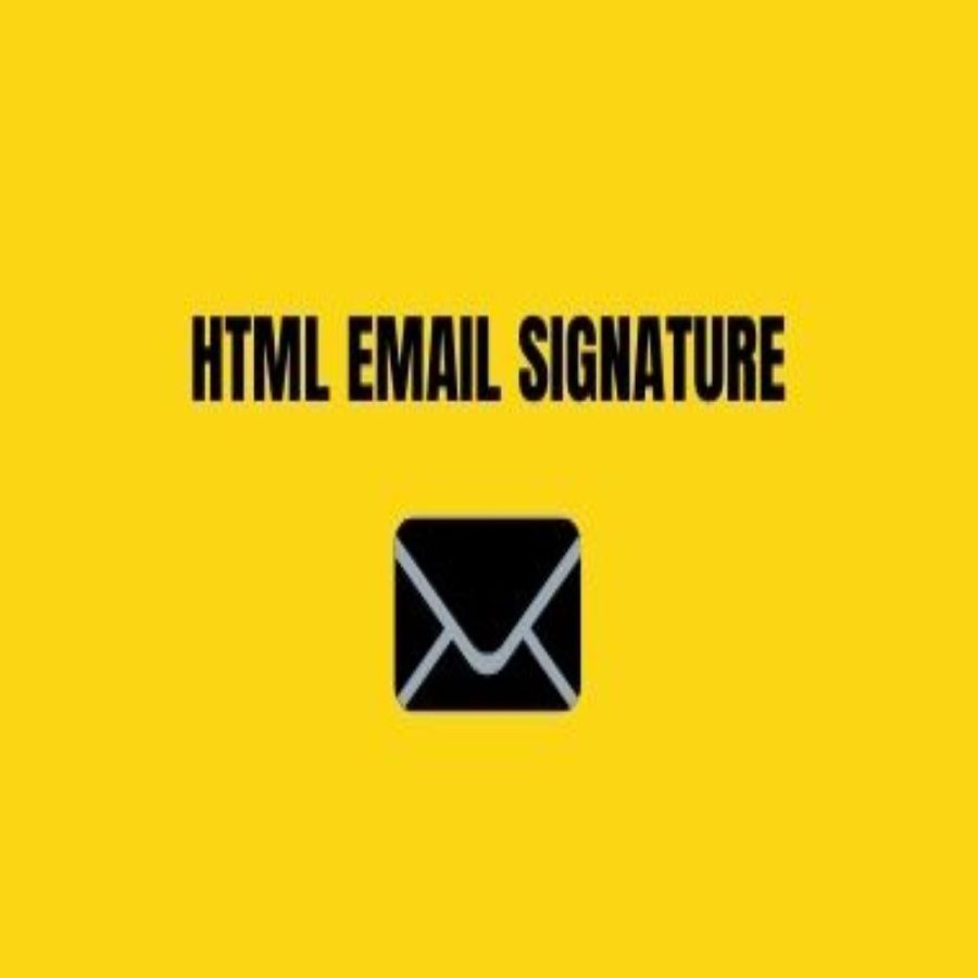 i will create a professional email signature for you in html