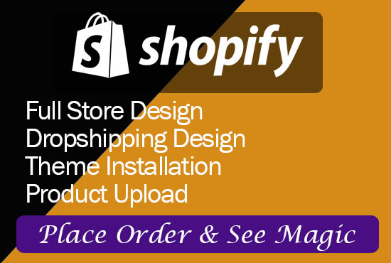 I will design lucrative and advanced shopify store, shopify website or Shopify dropshipping store