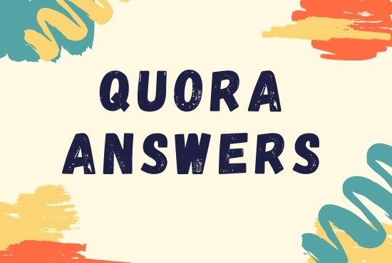 Promote your website 5 High Quality Quora Answer with your keyword and URL