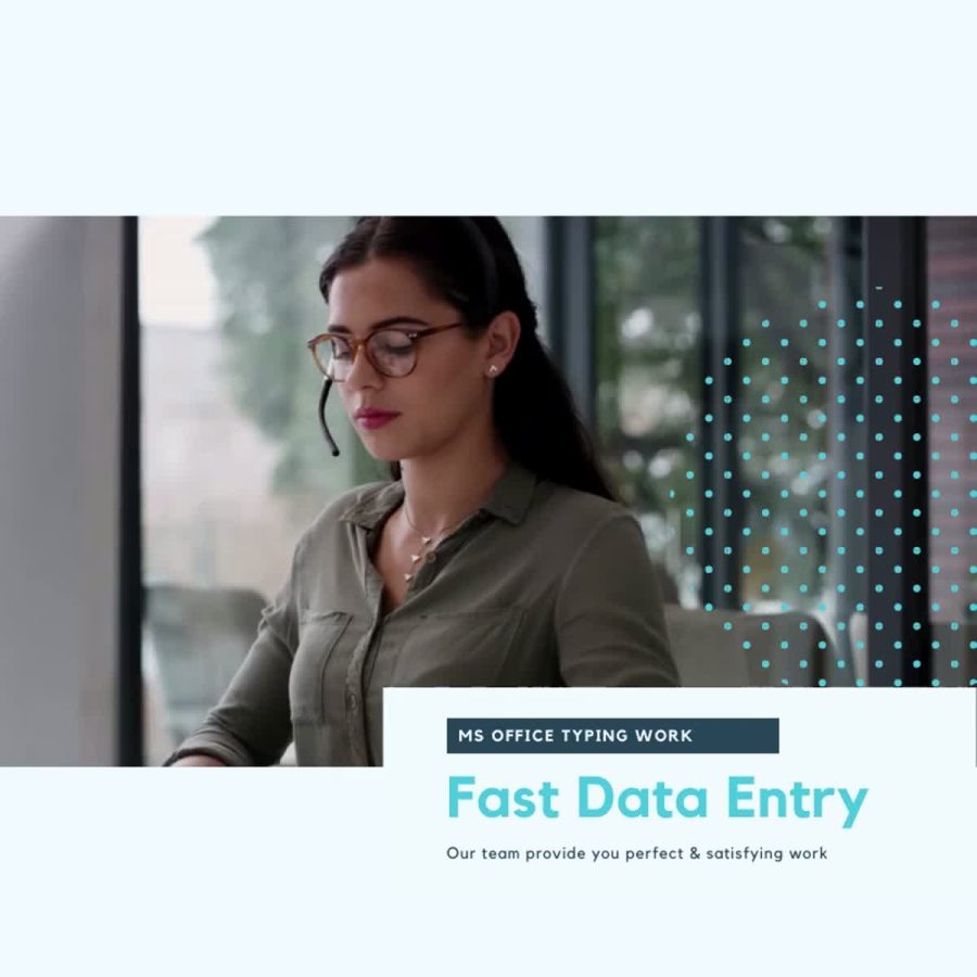 I will do fast data entry typing work ms office copy paste data entry pdf to word web research data