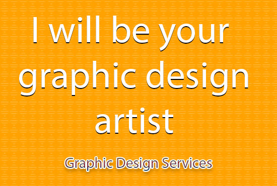 I will be your personal and professional creative graphic design artist