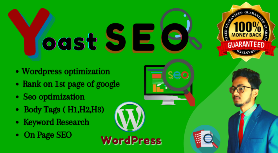WordPress on page optimization yoast SEO on page 