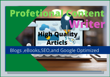 Article Writing, Content Writing, Blog Writing in any Topic for 2000-3000 words for