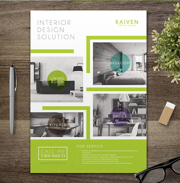I will attractive design for your brochure and flyer.
