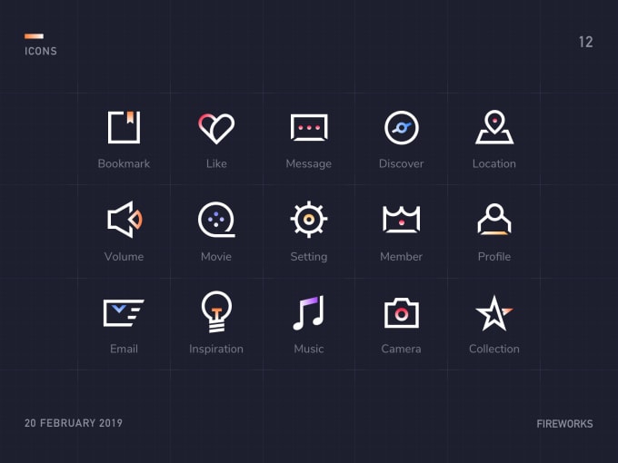 Design 5 Custom icon set within 6 hour