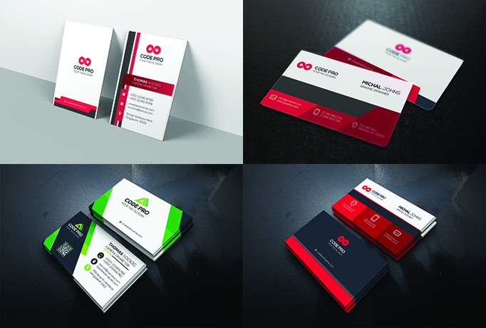 professional modern business card 
