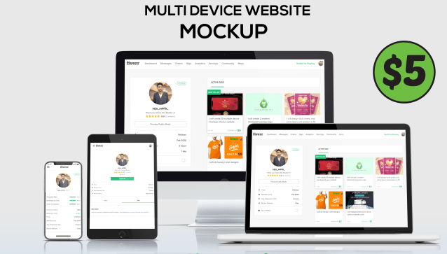 I will design creative website mockup