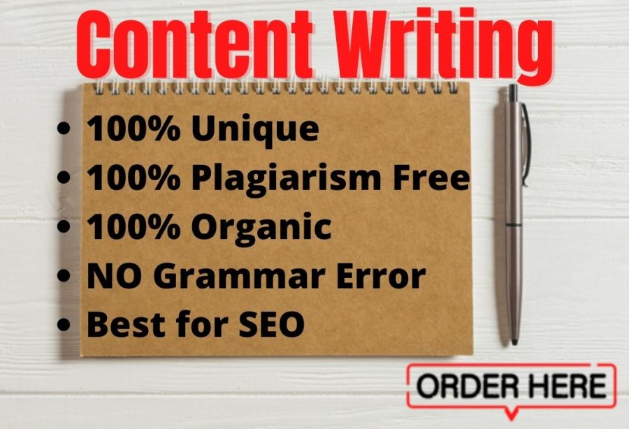 I will write 1000 words manually creative content and blog post
