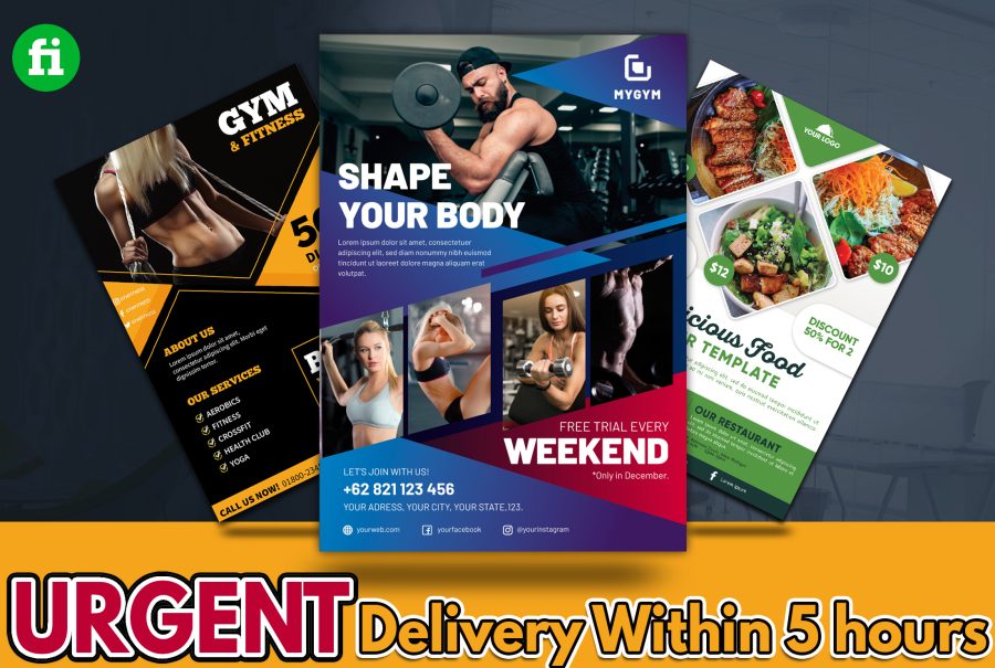 I will design an amazing flyer, Poster and brochure amazing Poster