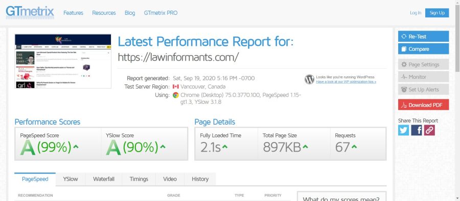 GTmetrix SCORE UPTO 99% FOR YOUR WODPRESS WEBSITE[99% GUARANTEED SCORE]