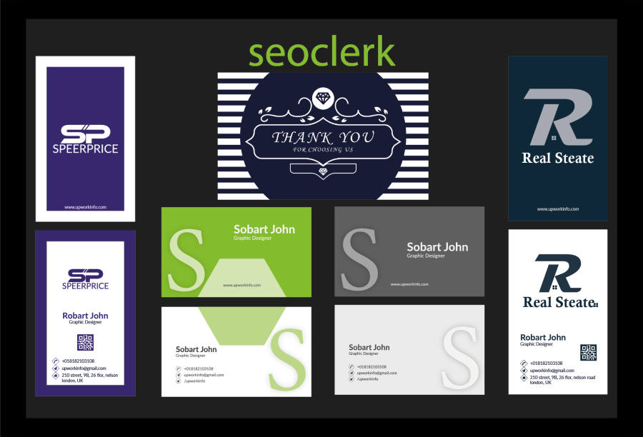 I will do professional Simple, Modern & Luxury business card design.