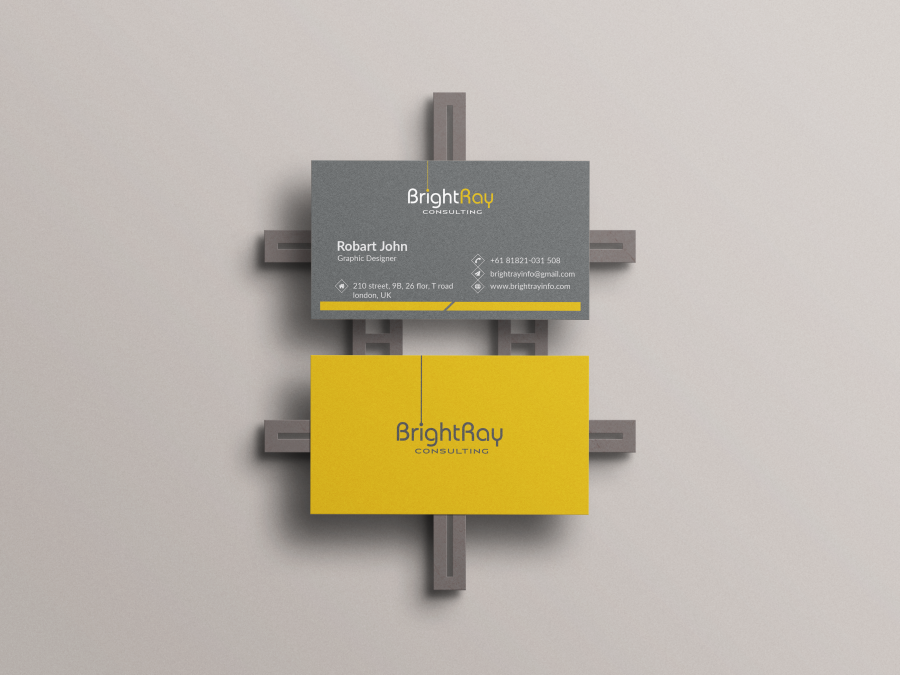 I will design professional eye catchy business card design