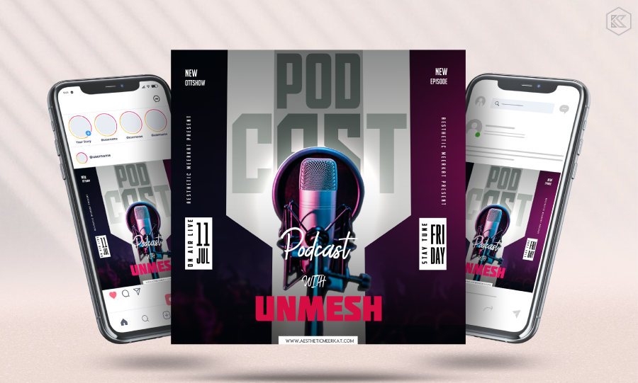 I will do podcast artwork, podcast cover art, podcast cover design