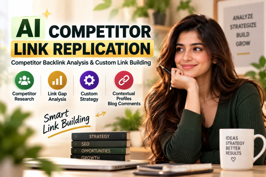 I Will Do Competitor Backlink Analysis, Link Gap Analysis and Build SEO Backlinks